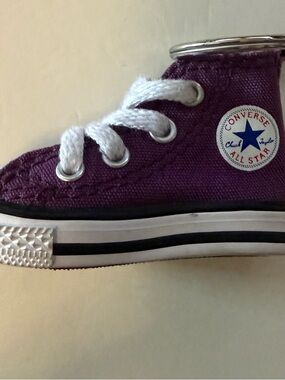 Converse Purple Chuck Taylor All Star Low-Top Sneaker Keychain